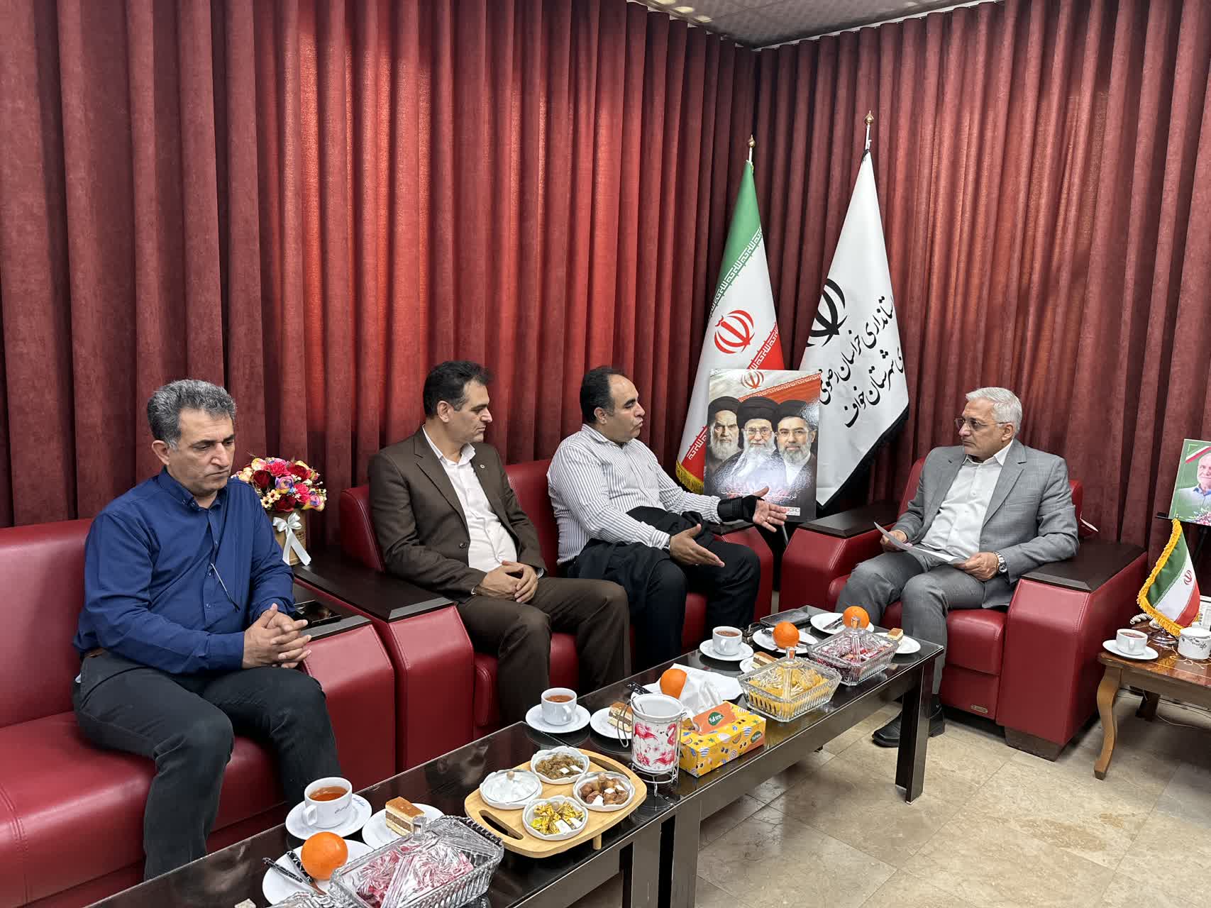 دیدار مدیرعامل شرکت پویش معادن با فرماندار خواف